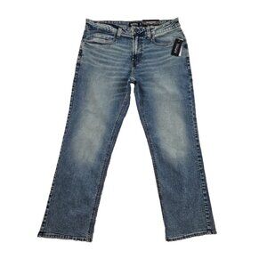 Buffalo David Bitton Driven Jeans NEW Men's 33x30 Light Wash Relaxed Straight